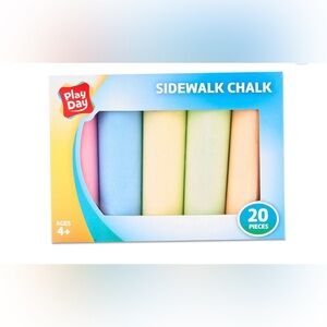 Play day Side wall washable chalk assorted colors. 20 PCs. Ages 4+